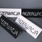 tabliczki rezerwacja